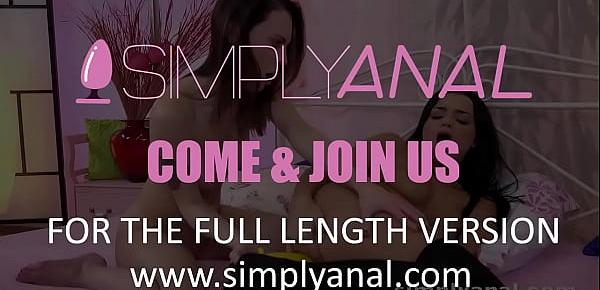 Simplyanal - Lesbian anal rimming and toying with Viktoria and Dafne